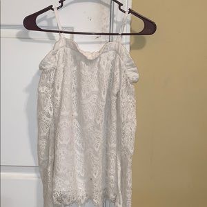 Lace off the shoulder top